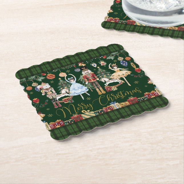 Posavasos De Papel El ballet del Cascanueces Navidades alegres  (En perspectiva)