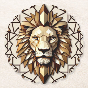 Posavasos De Papel "El esplendor del león"