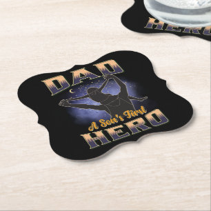 Posavasos De Papel El primer héroe de papá a hijo