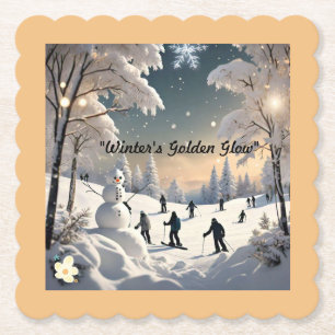 Posavasos De Papel "El sueño pacífico del invierno"
