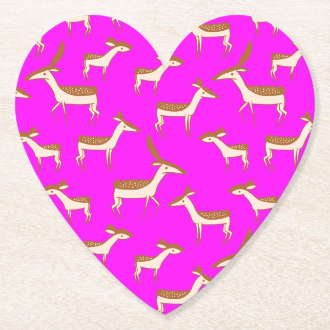 Posavasos De Papel El venado y la familia (Anverso)