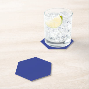 Posavasos De Papel Elegancia de Vacaciones Azul Real