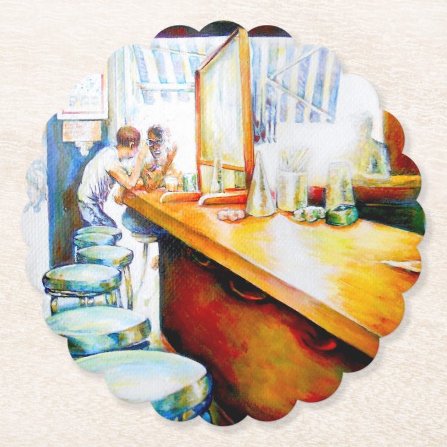 Posavasos De Papel Emocional a motivador, lógica a justificar (Anverso)