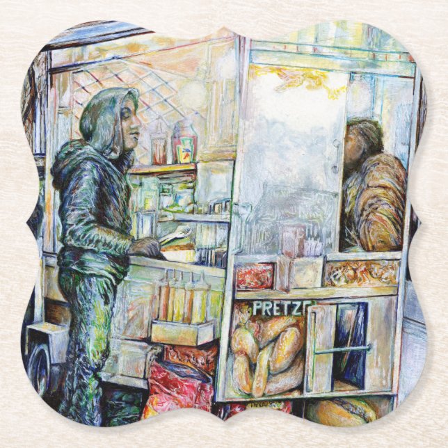 Posavasos De Papel Enamorado de problemas, y en problemas de amor (Anverso)