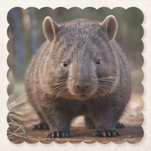 Posavasos De Papel "Encanto Chubby: El Adorable Wombat Australiano"