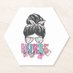 Posavasos De Papel Enfermería de Salud