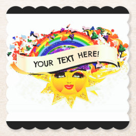 POSAVASOS DE PAPEL ERES MI SOL