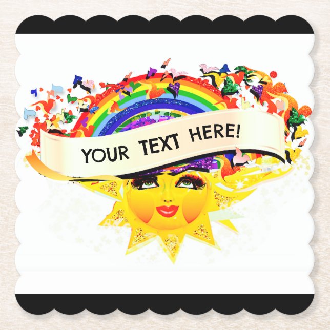 POSAVASOS DE PAPEL ERES MI SOL (Anverso)