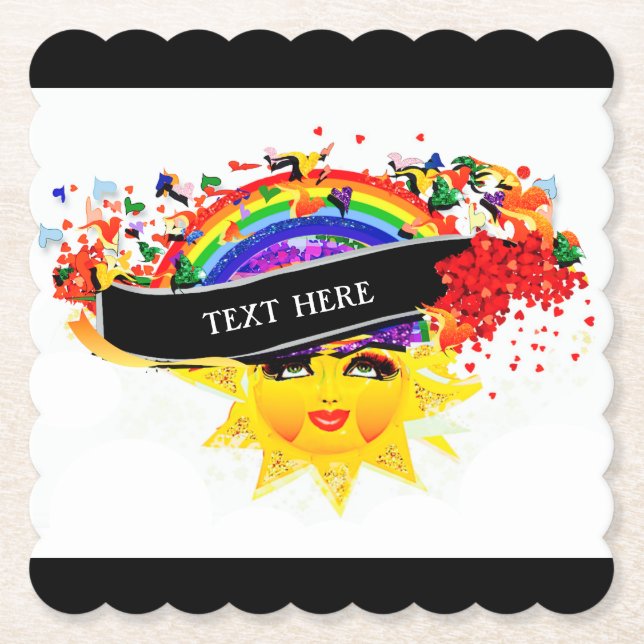 POSAVASOS DE PAPEL ERES MI SOL (Anverso)