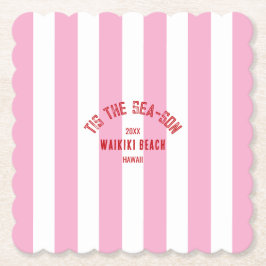 Posavasos De Papel Es El Mar Son Personalizado Navidades De Playa De