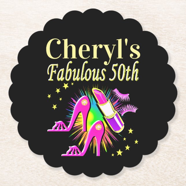 POSAVASOS DE PAPEL ES TU FABULOSO DISEÑO PERSONALIZADO 50 (Anverso)