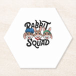 Posavasos De Papel Escuadrón de conejo TShirt para la camiseta de Rab<br><div class="desc">Escuadrón de conejo TShirt para la camiseta del amante del conejo _ Conejo Guay</div>