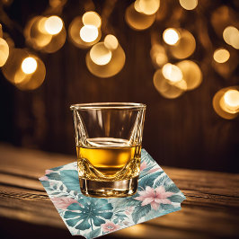 Posavasos De Papel Esencia tropical ligera escénica de papel