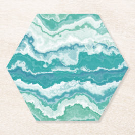 Posavasos De Papel espuma de mar de burbujas: