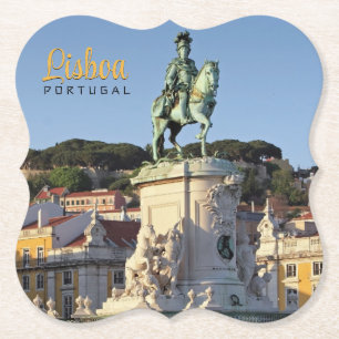 Posavasos De Papel Estatua ecuestre del Rey José I, Lisboa