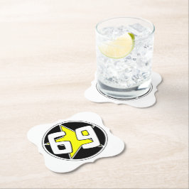 Posavasos De Papel Estrella amarilla 69