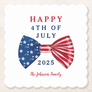 Posavasos De Papel Estrellas Patrióticas Y Franjas 4 De Julio