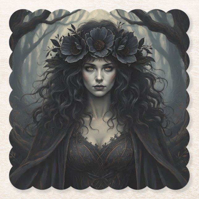 Posavasos De Papel FallWitch (Anverso)