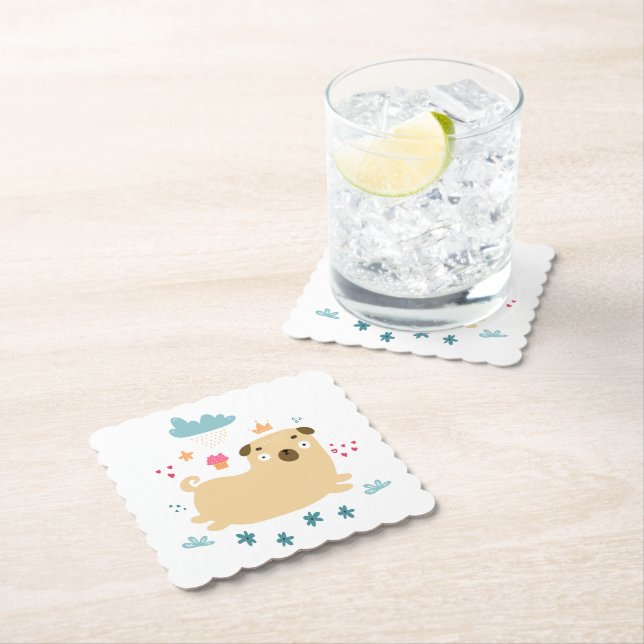 Posavasos De Papel Felices Pascuas (In situ)