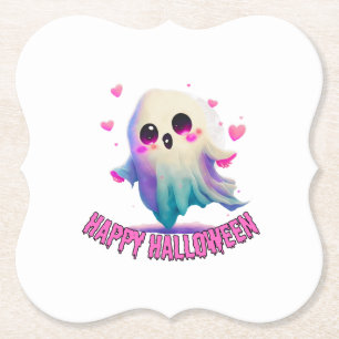 Posavasos De Papel Feliz Halloween 06.b