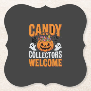 Posavasos De Papel Fiesta de Halloween de Esqueletos Bailarines Color