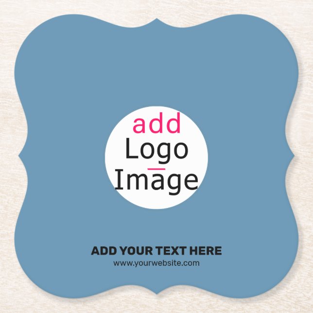 Posavasos De Papel Fiesta de negocios Personalizable promocional Dust (Anverso)