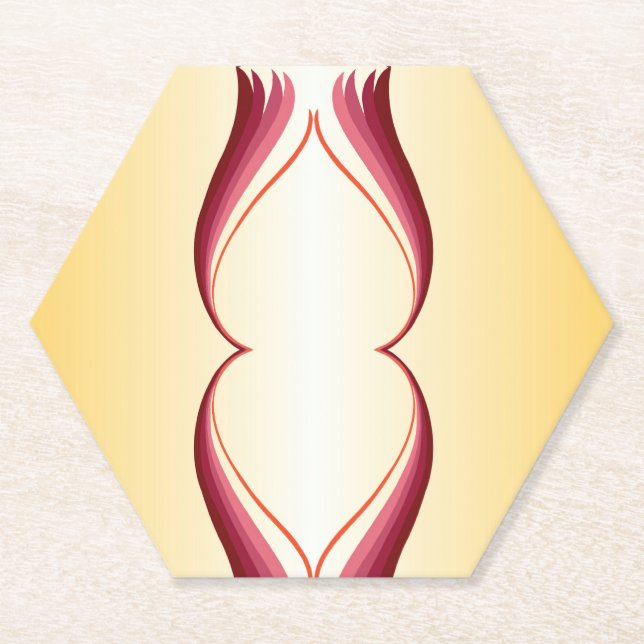 Posavasos De Papel Flame Lily (Anverso)