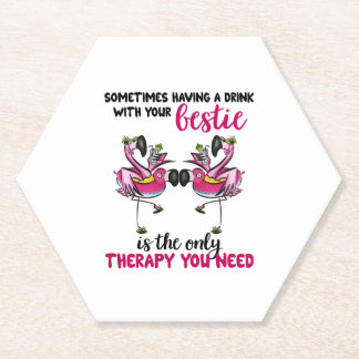 Posavasos De Papel Flamingo es mi amigo