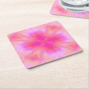Posavasos De Papel Flare rosa