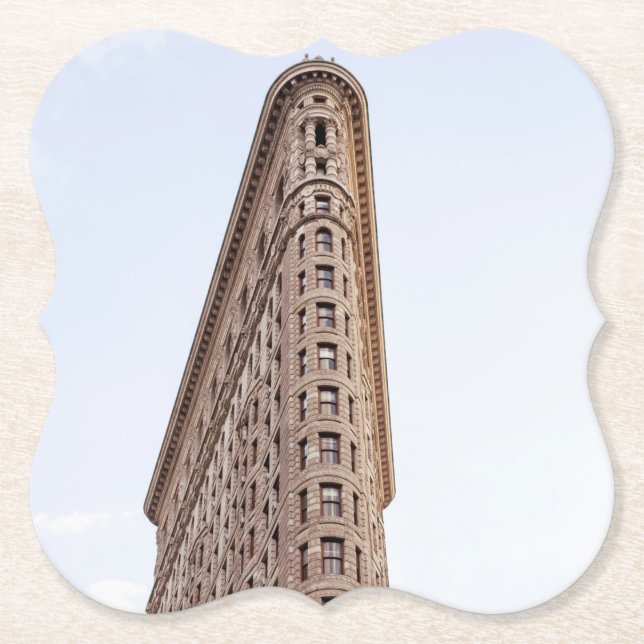 Posavasos De Papel Flatiron building  (Anverso)