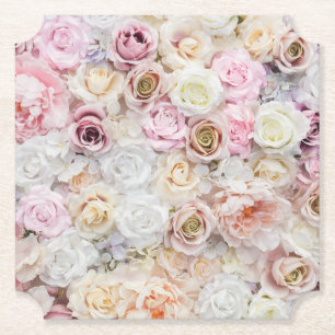 Posavasos De Papel Flor Bouquet