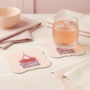 Posavasos De Papel Flor de Cerezo
