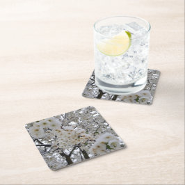 Posavasos de papel Flor de Nieve 