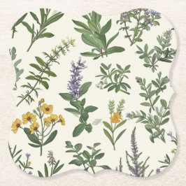 Posavasos De Papel Floral Flsom Coaster