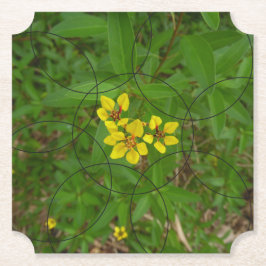 Posavasos De Papel Flores de burbujas