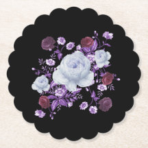 FLORES DE LILA, FONDO NEGRO