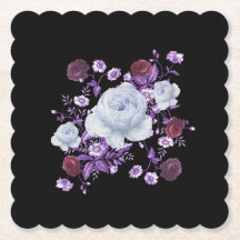 FLORES DE LILA, FONDO NEGRO