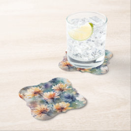 Posavasos De Papel Flores en el prado