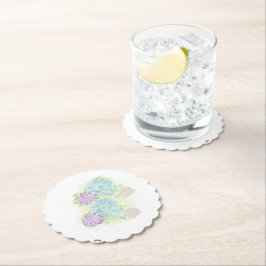 Posavasos de papel : Flores silvestres