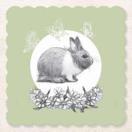 Posavasos De Papel Fluffy el conejo