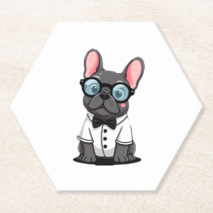 Posavasos De Papel Frenchie La Copia De Caballeros (5)