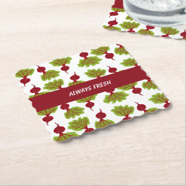 Posavasos De Papel Fresh Beet Collection 