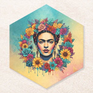 Posavasos De Papel Frida Kahlo