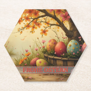 Posavasos De Papel Frühlingsblütenzauber mit Oestereoierpracht