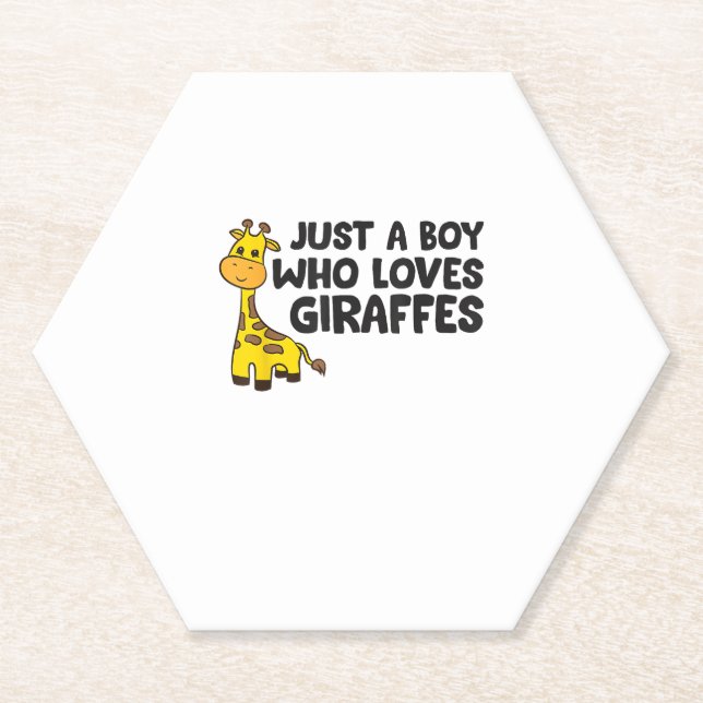 Posavasos De Papel Funny Giraffe Lover Giraffe Skateboard (Anverso)