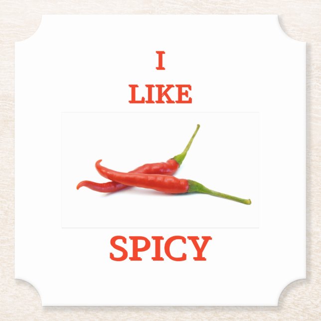 Posavasos De Papel Funny spicy tasa lindo T-Shirt Paper Coaster (Anverso)