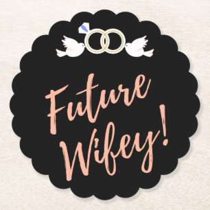 Posavasos De Papel Future Wifey Love Birds 