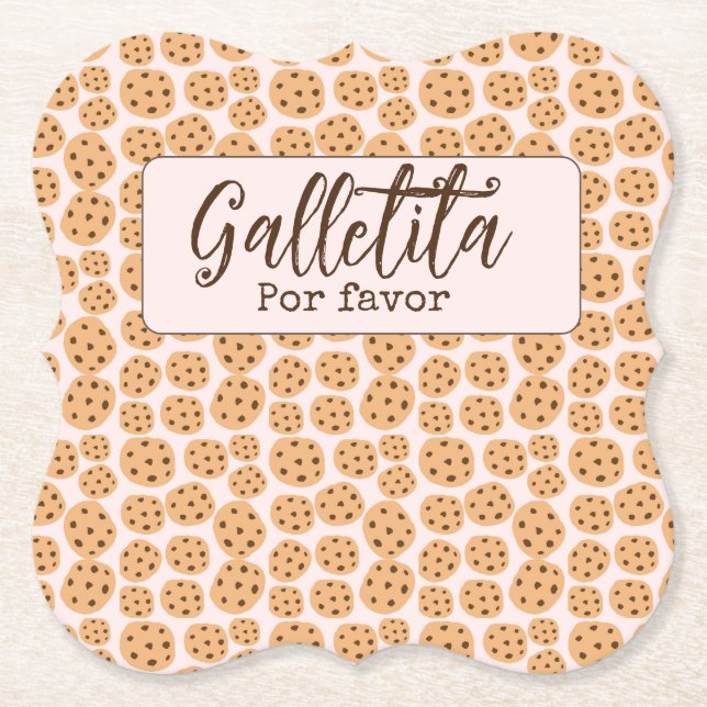Posavasos De Papel galletitas porfavor (Anverso)
