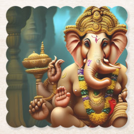 Posavasos De Papel Ganesh se toma un selfie