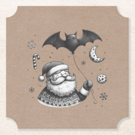 Posavasos De Papel Garras de Santa